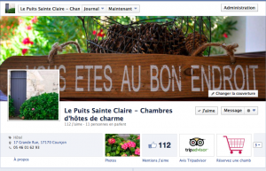 Page facebook-Le Puits Sainte Claire